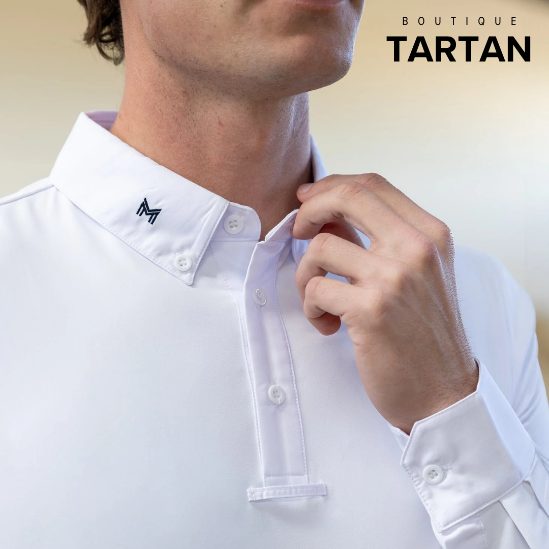 Active Long Sleeve Competition Shirt (White)