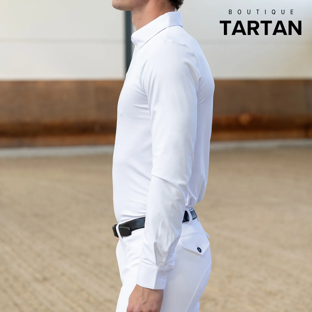 Active Long Sleeve Competition Shirt (White)