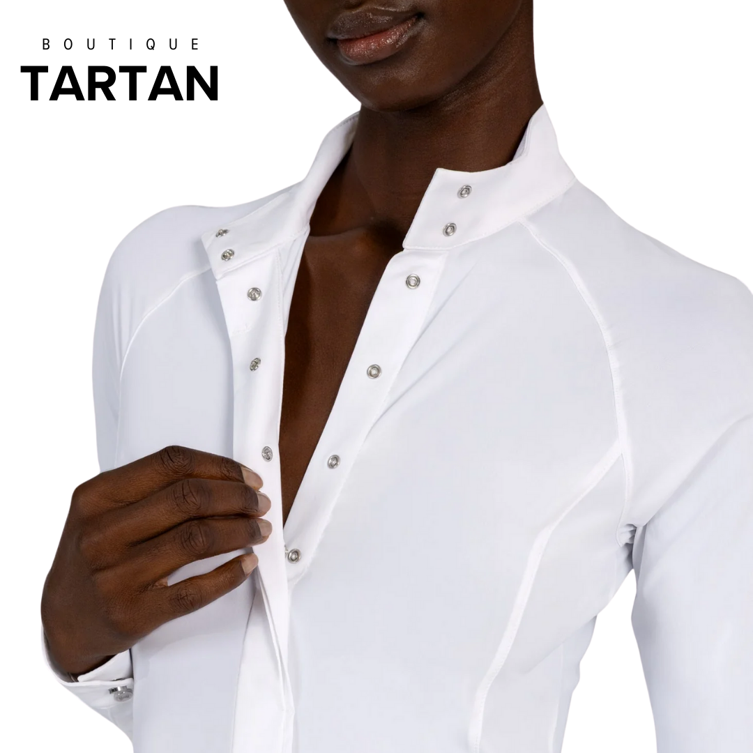 Aira Long Sleeve Show Shirt (White)
