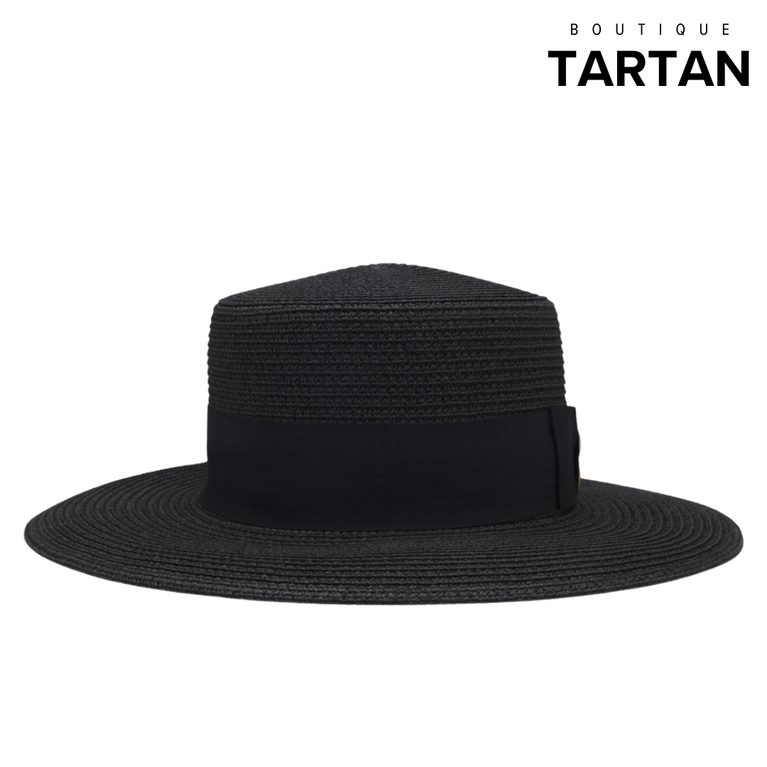 Boater Hat Black