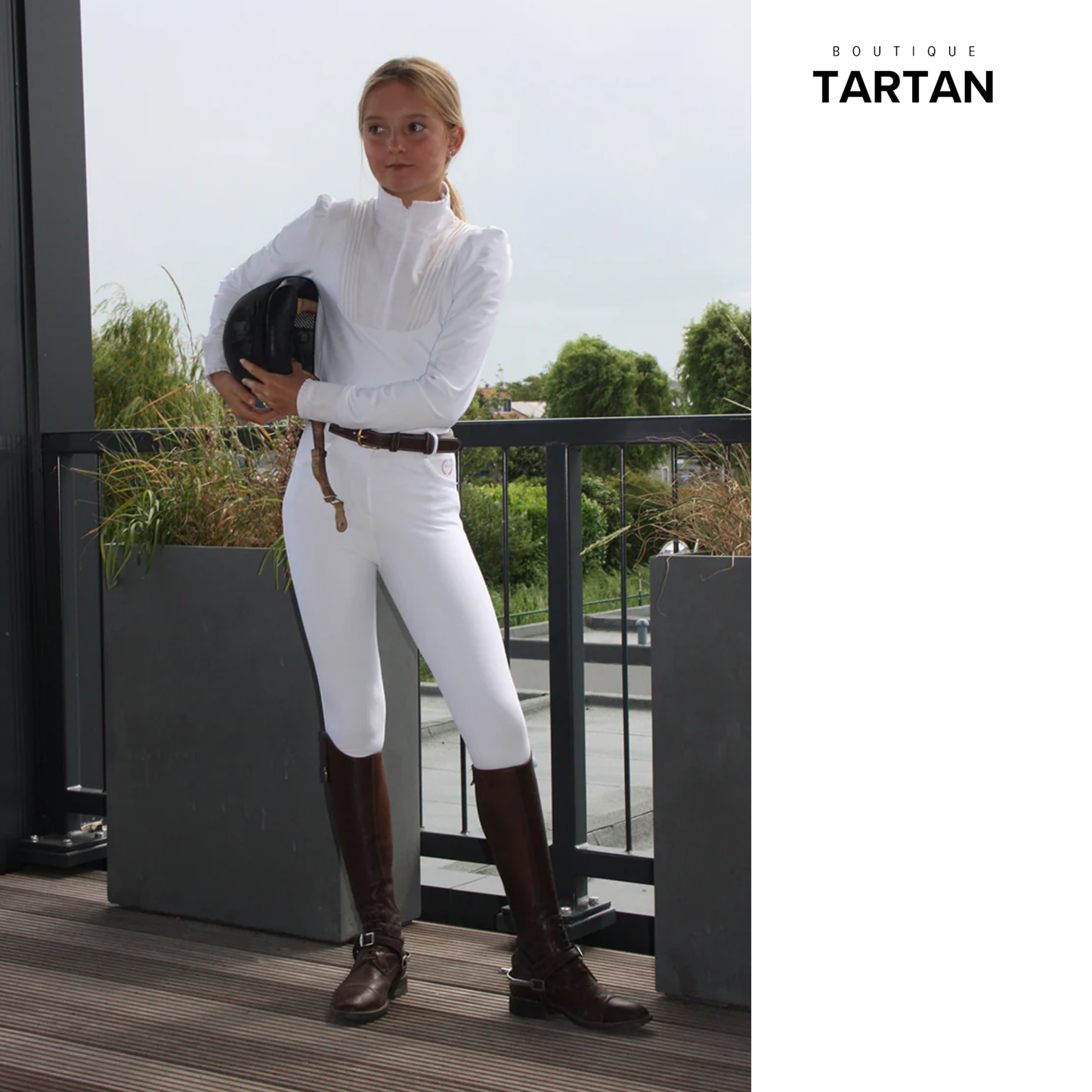 Pantalons d'équitation Blanc