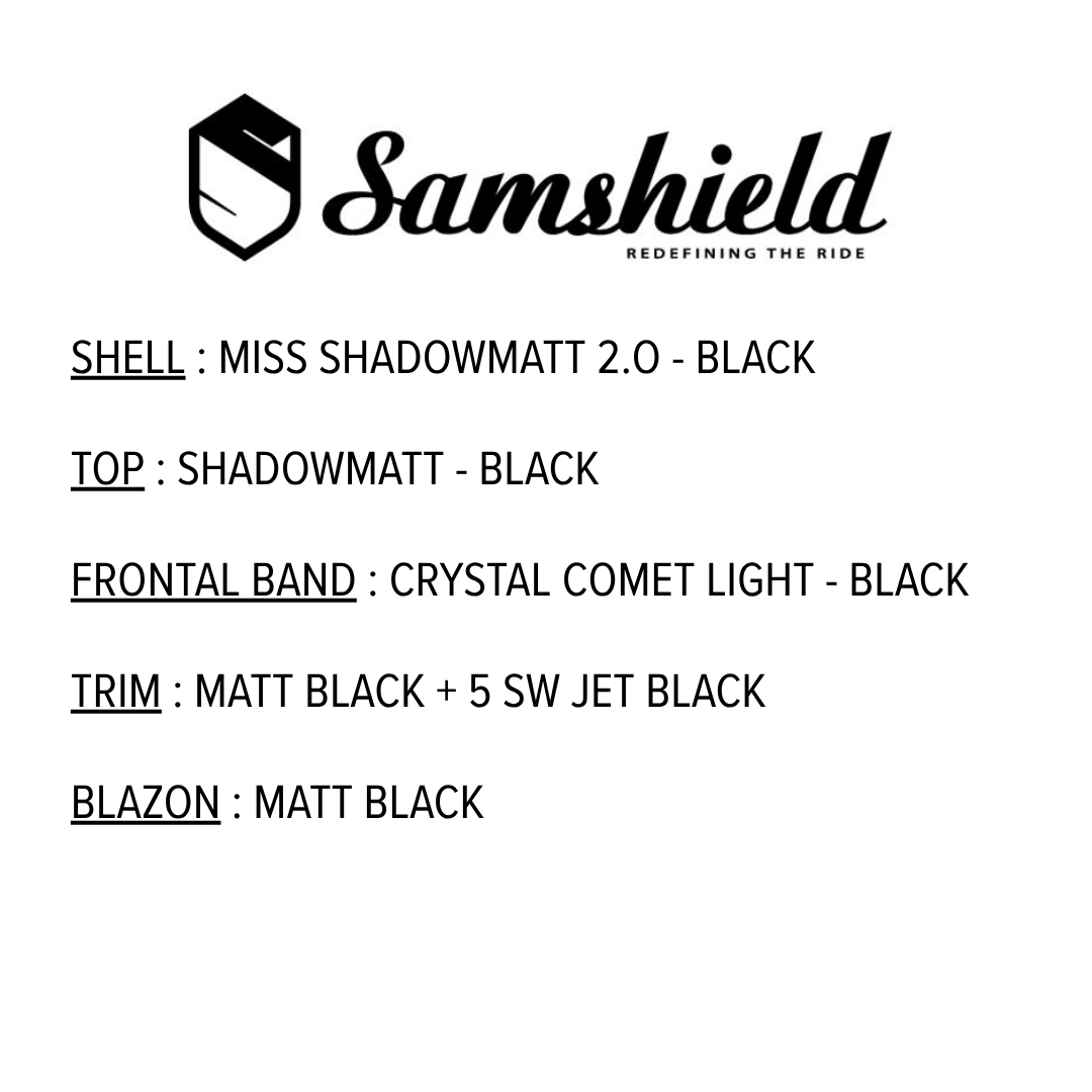 Custom | Miss 2.0 Shadowmatt - Crystal Comet Light Frontal Band Black | Black