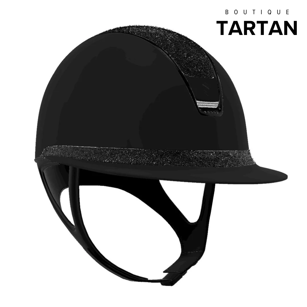 Custom | Miss 2.0 Shadowmatt Crystal Fabric Top & Frontal Band + 5 Swarovski | Black