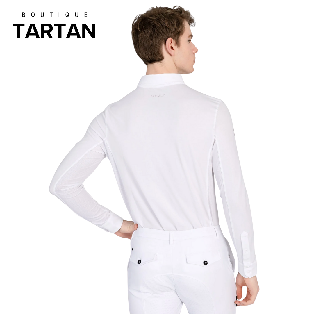 Focus Long Sleeve Competition Shirt (White)