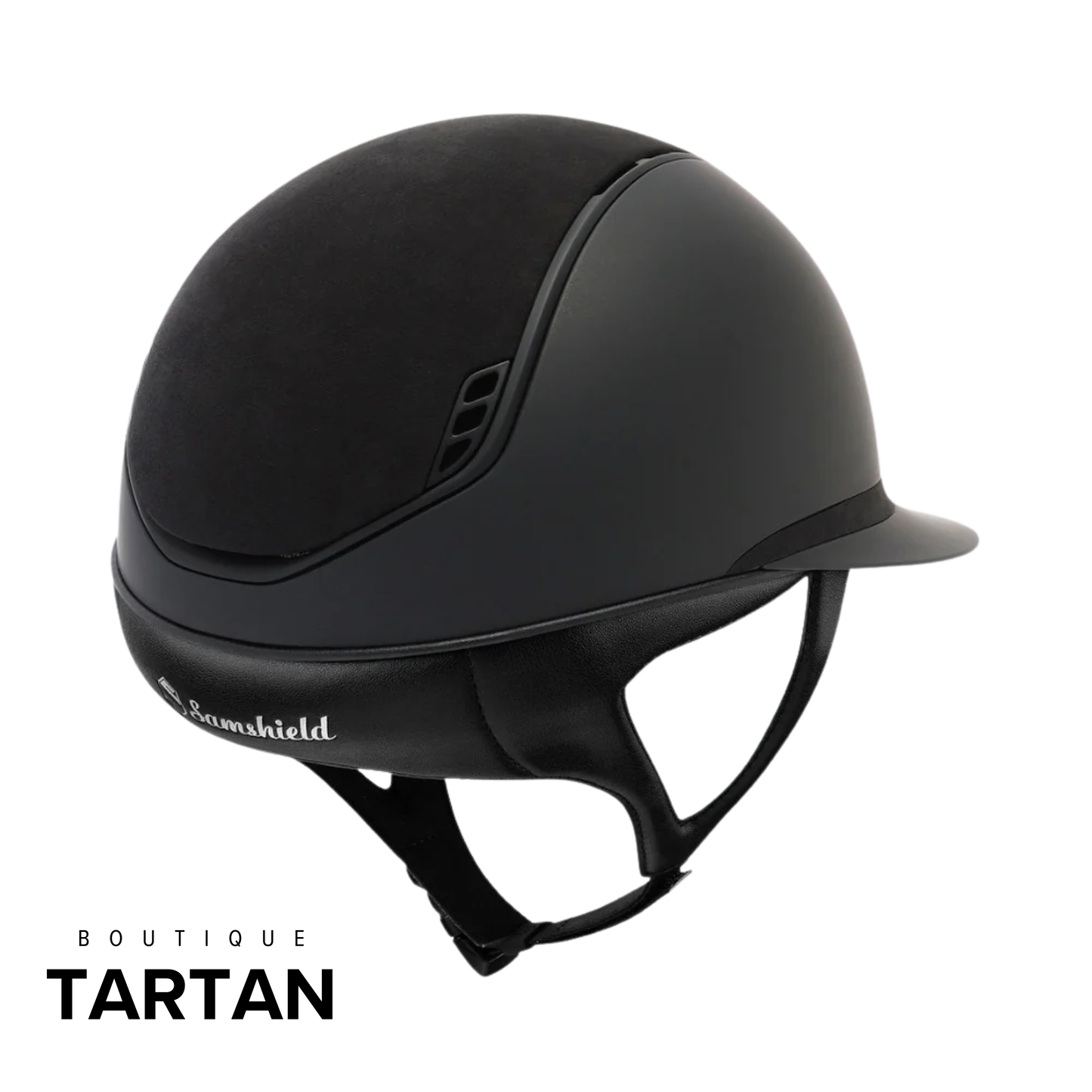 Miss 2.0 Shadowmatt Alcantara Top & Frontal Band + 5 Swarovski | Black