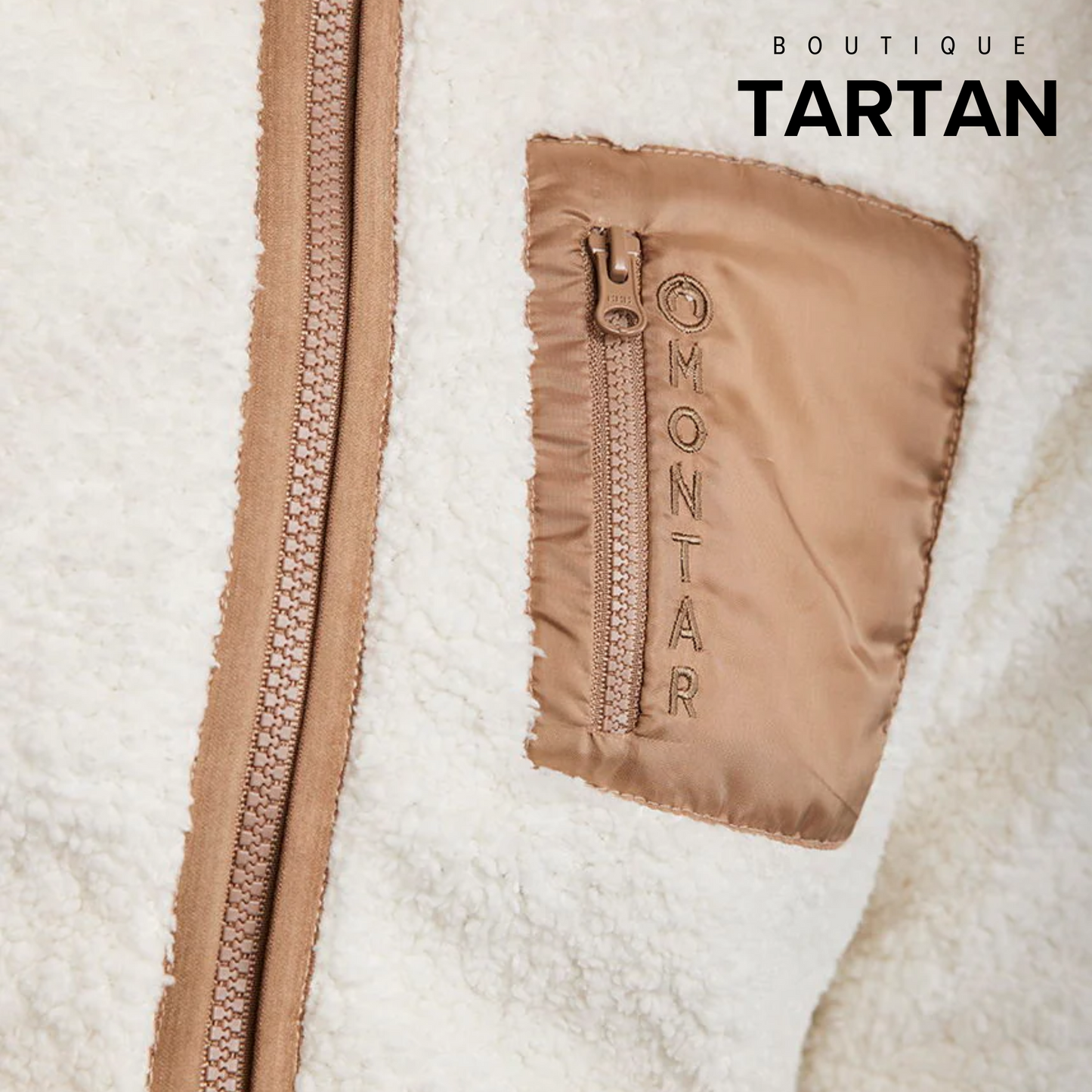 MoLea Teddy Jacket Off White