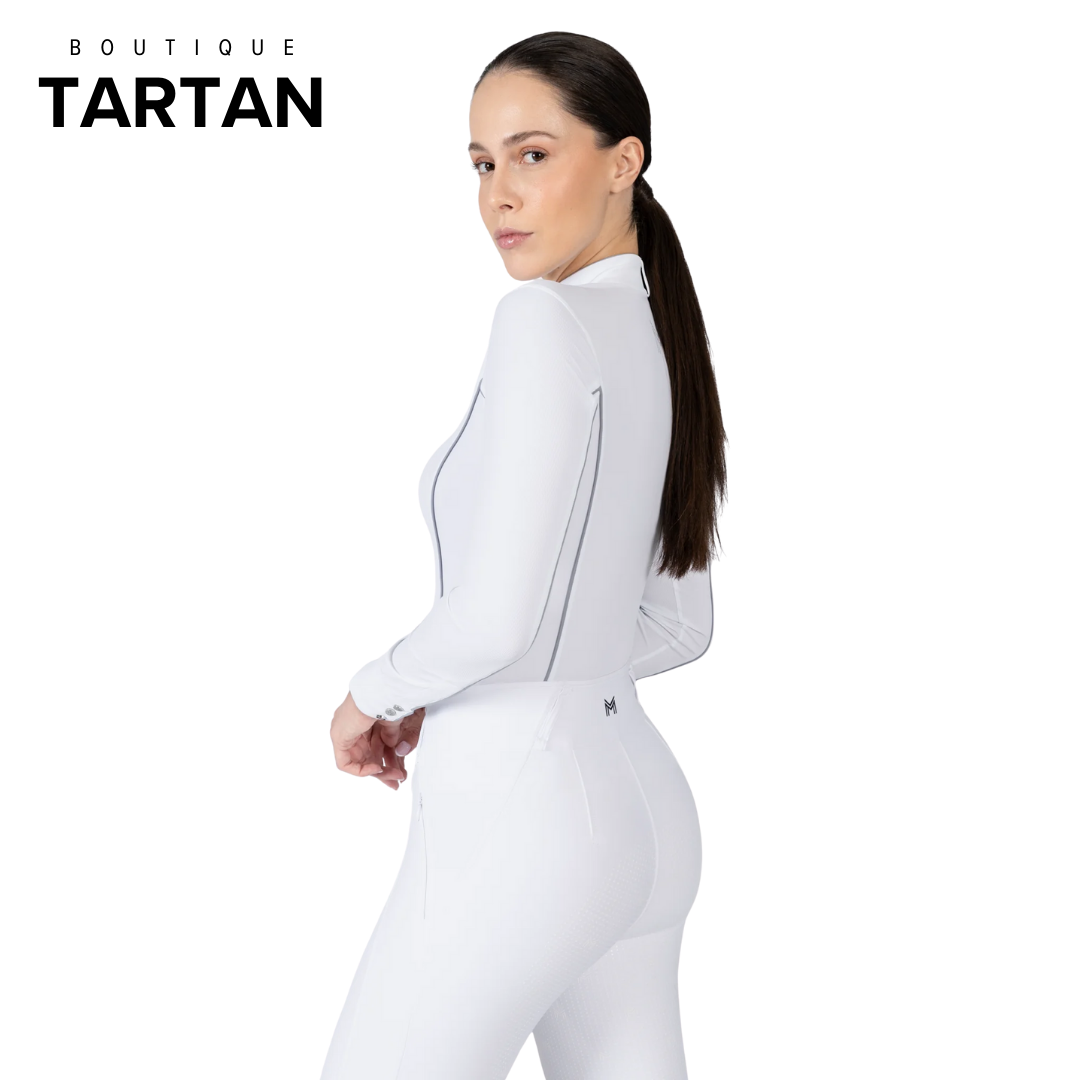 Nova Long Sleeve Show Shirt (White)