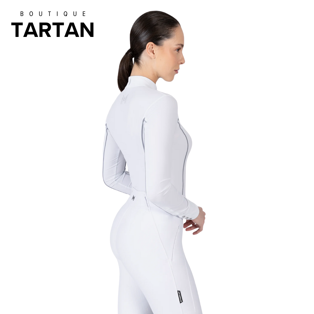 Nova Long Sleeve Show Shirt (White)