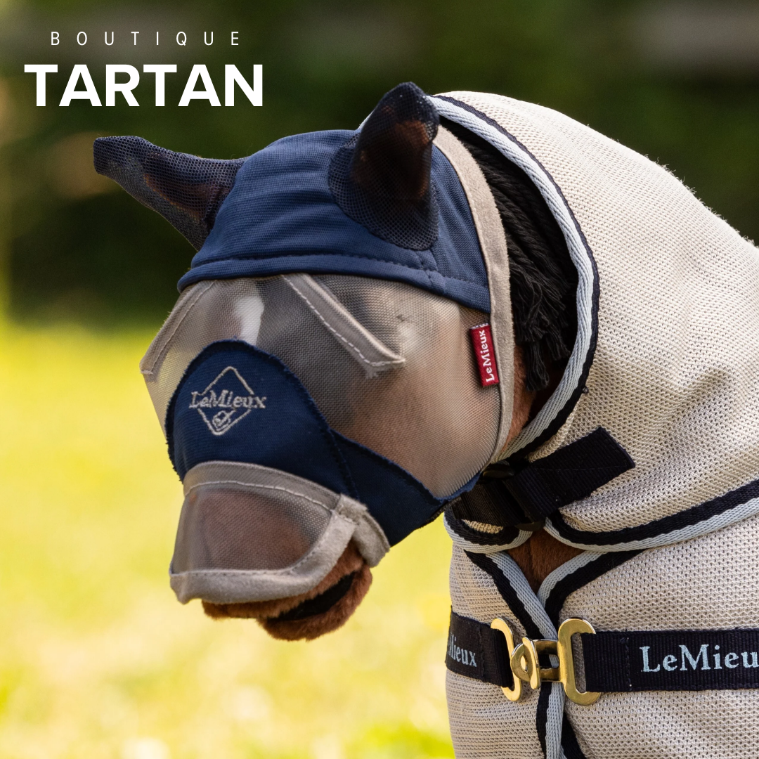 Toy Pony Fly Mask Navy