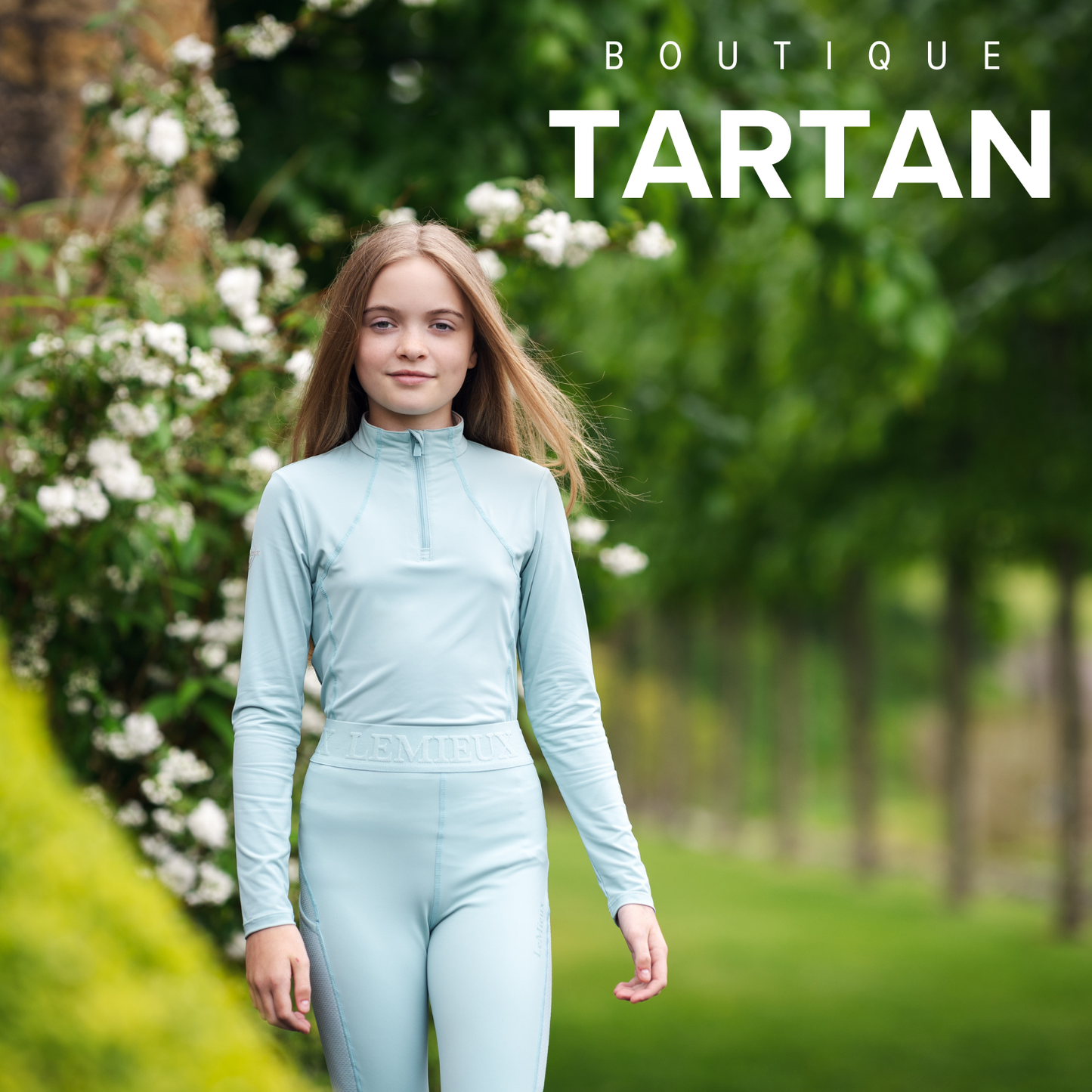 Young Rider Base Layer Aqua