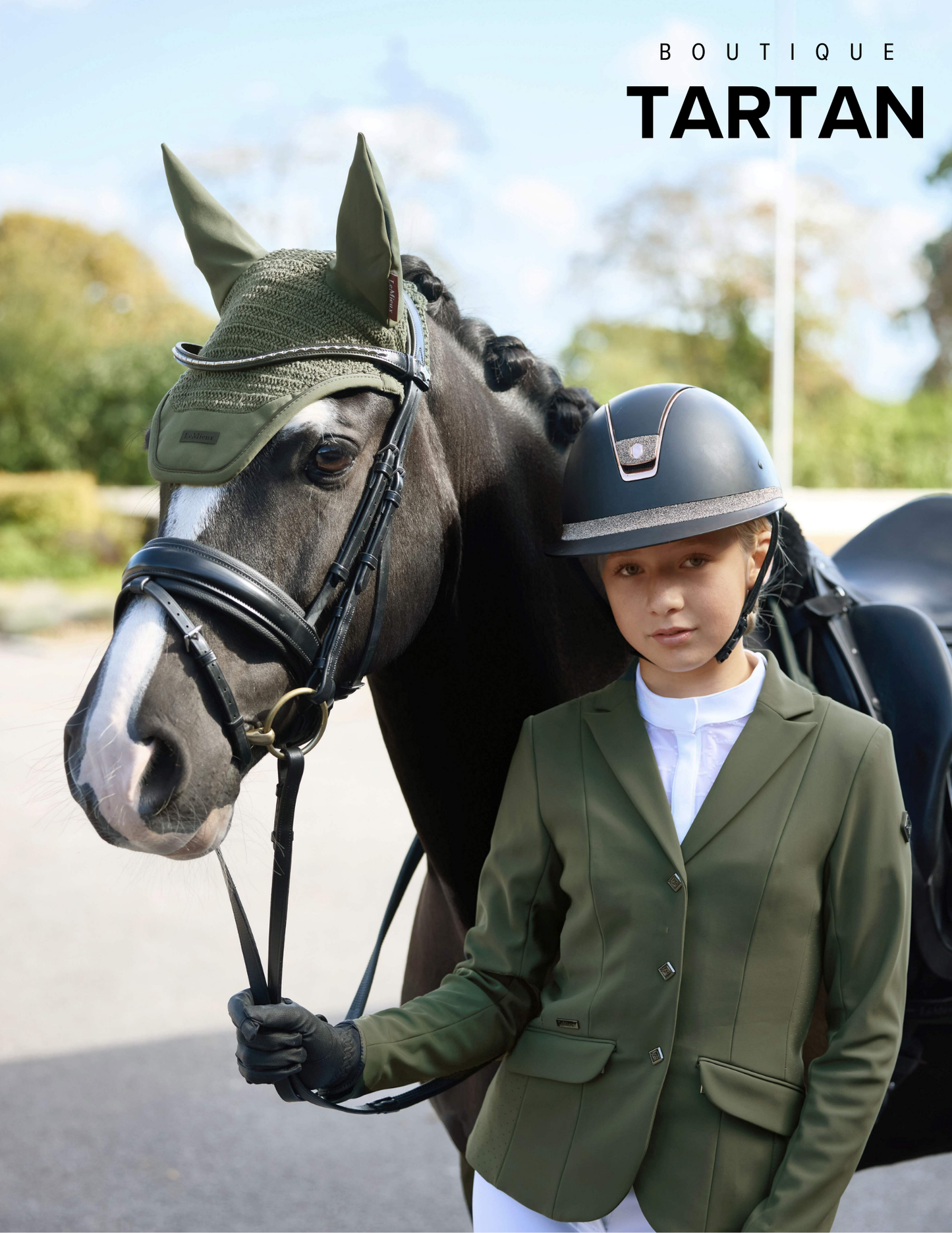 Young Rider Kennedy Show Jacket Pine green