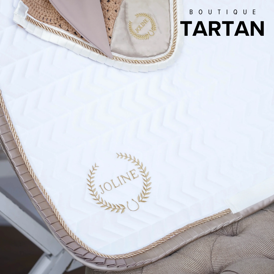 Tapis de selle Blanc