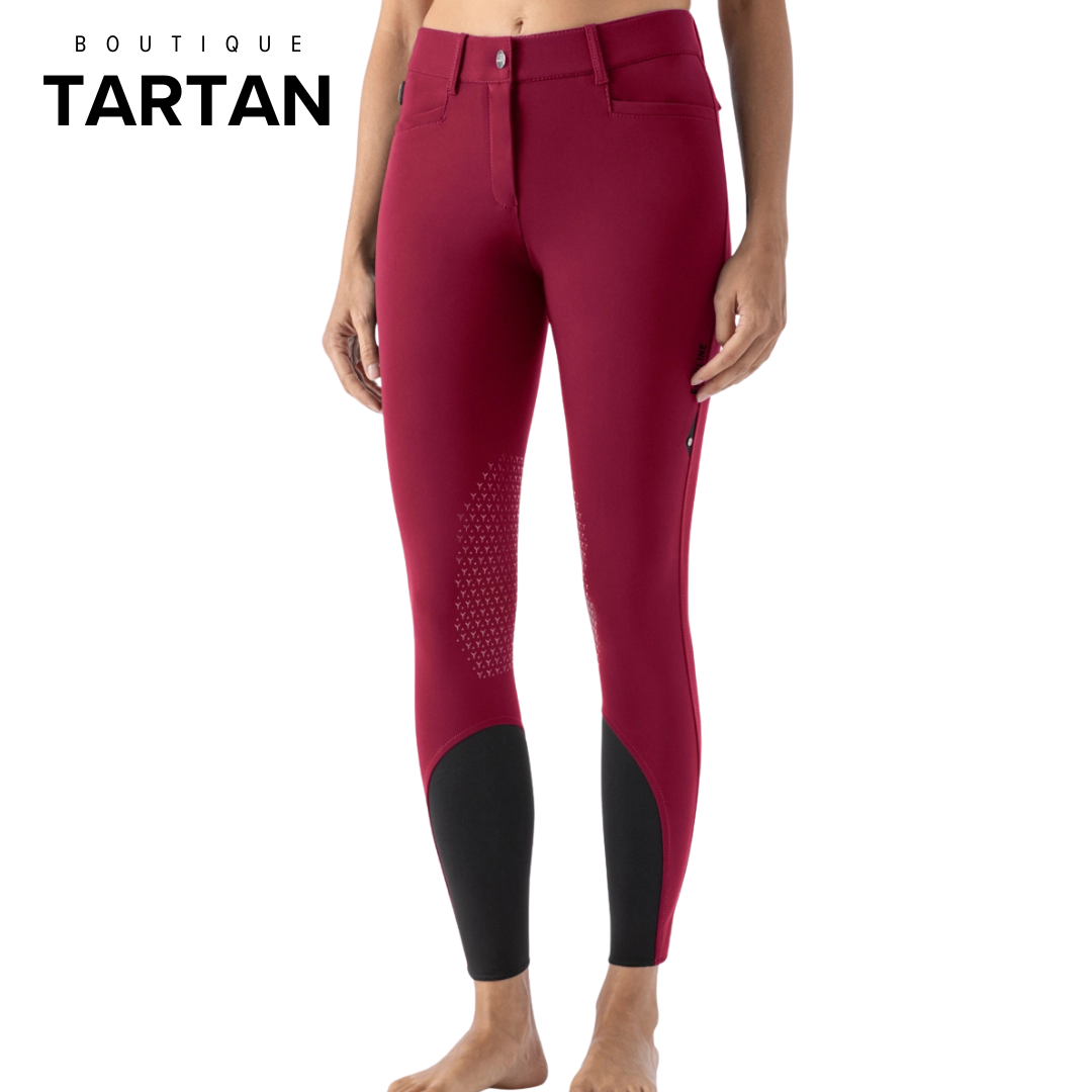 ATIRK SUMMER – CHERRY women’s B-MOVE knee grip breeches