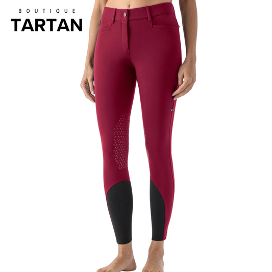 ATIRK SUMMER – CHERRY women’s B-MOVE knee grip breeches