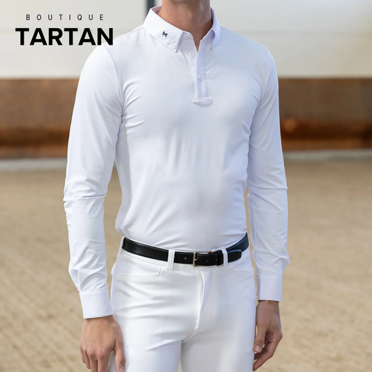 Active Long Sleeve Competition Shirt (White)