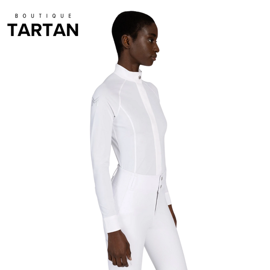 Aira Long Sleeve Show Shirt (White)