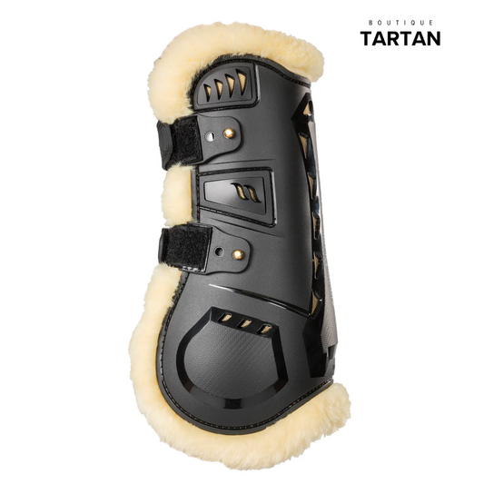 Airflow Tendon Boots w Fur Back on Track