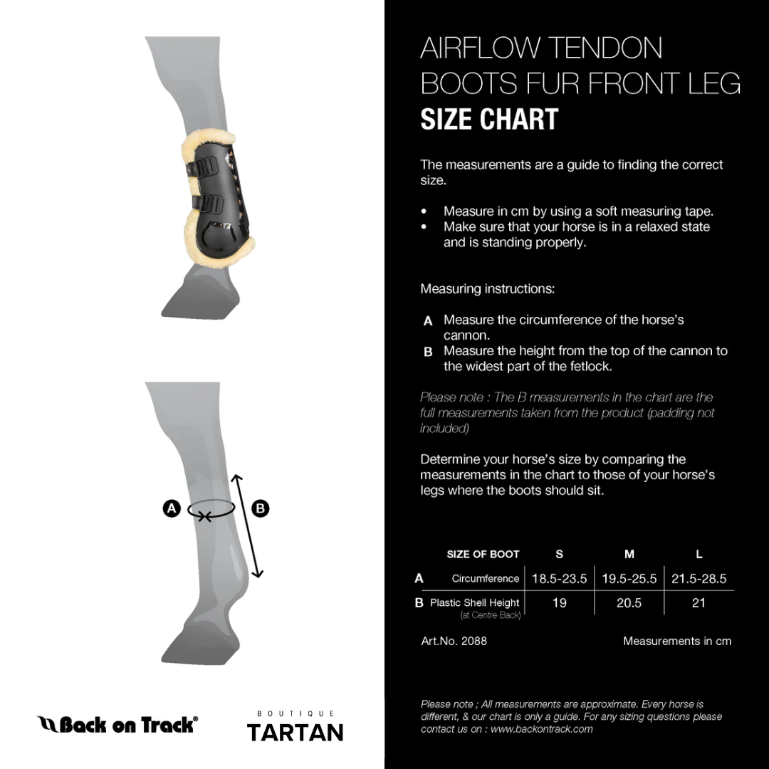 Airflow Tendon Boots w Fur