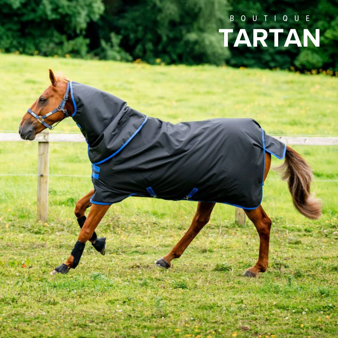 Amigo® Ripstop 900D Plus Turnout 200g (Dynasty Green/Navy & Silver)