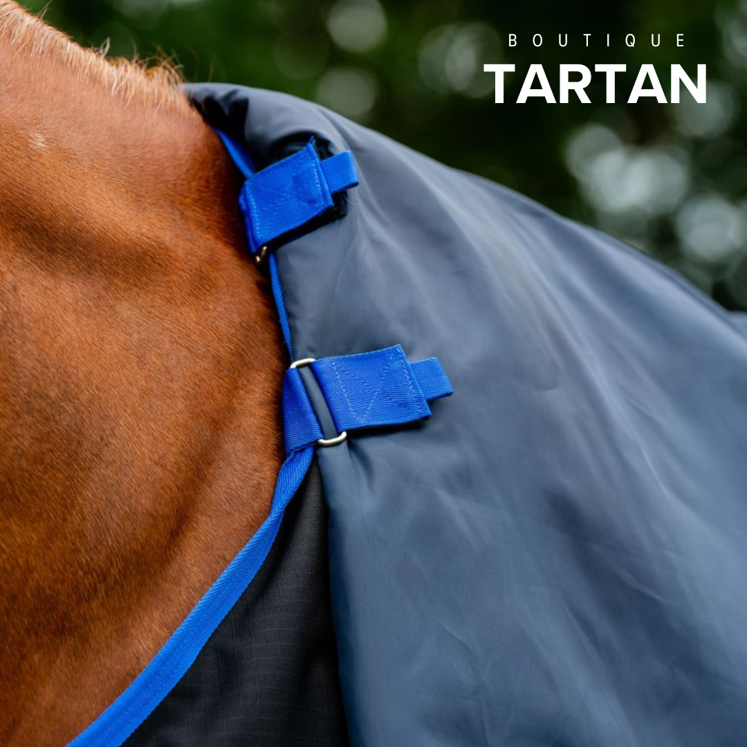 Amigo® Ripstop 900D Plus Turnout 200g (Dynasty Green/Navy & Silver)