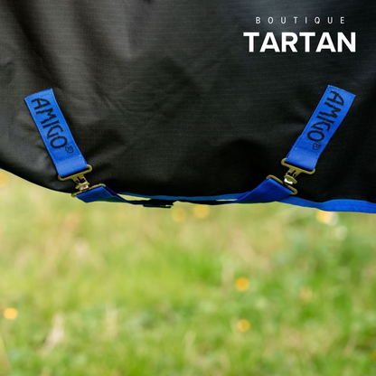 Amigo® Ripstop 900D Plus Turnout 200g (Dynasty Green/Navy & Silver)