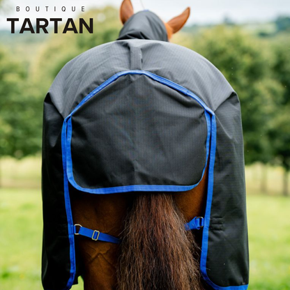 Amigo® Ripstop 900D Plus Turnout 200g (Dynasty Green/Navy & Silver)