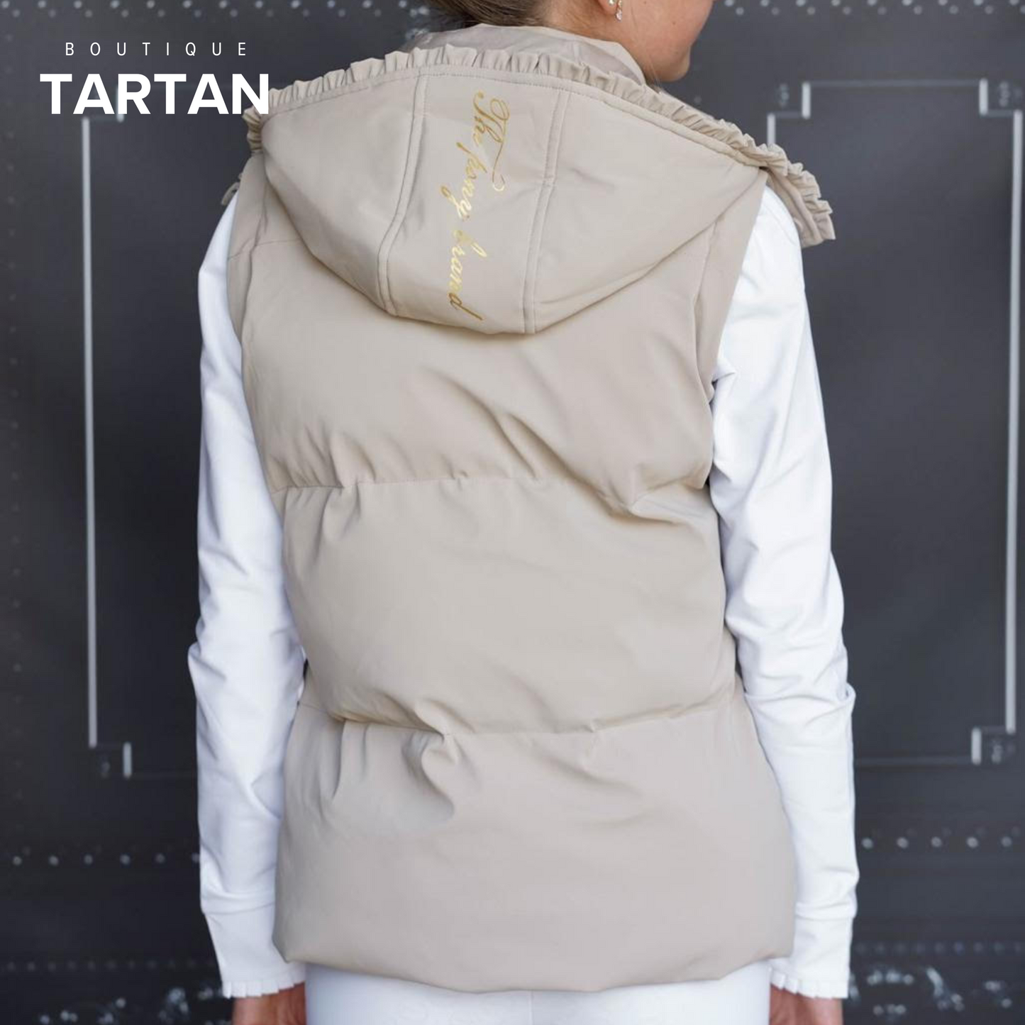 Manteau d'hiver/Veste BodyWarmer Beige