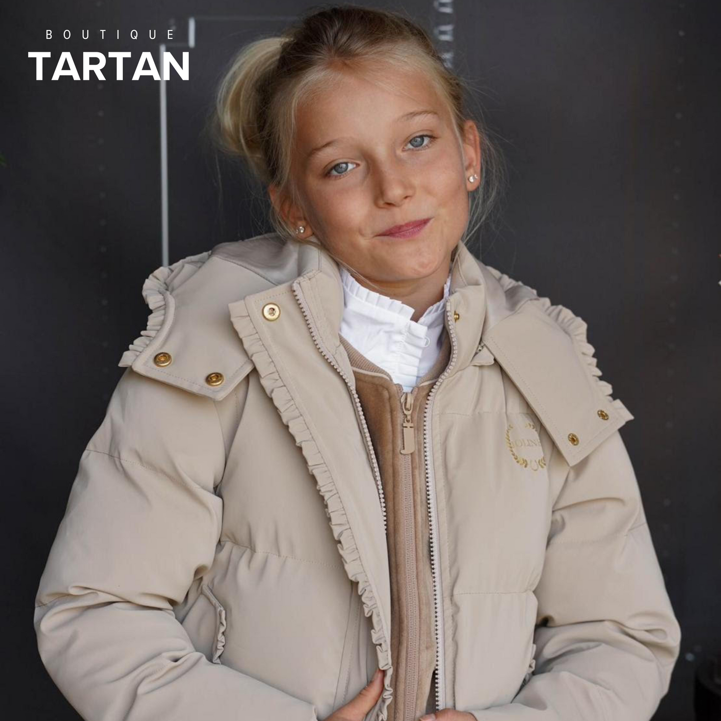 Manteau d'hiver/Veste BodyWarmer Beige