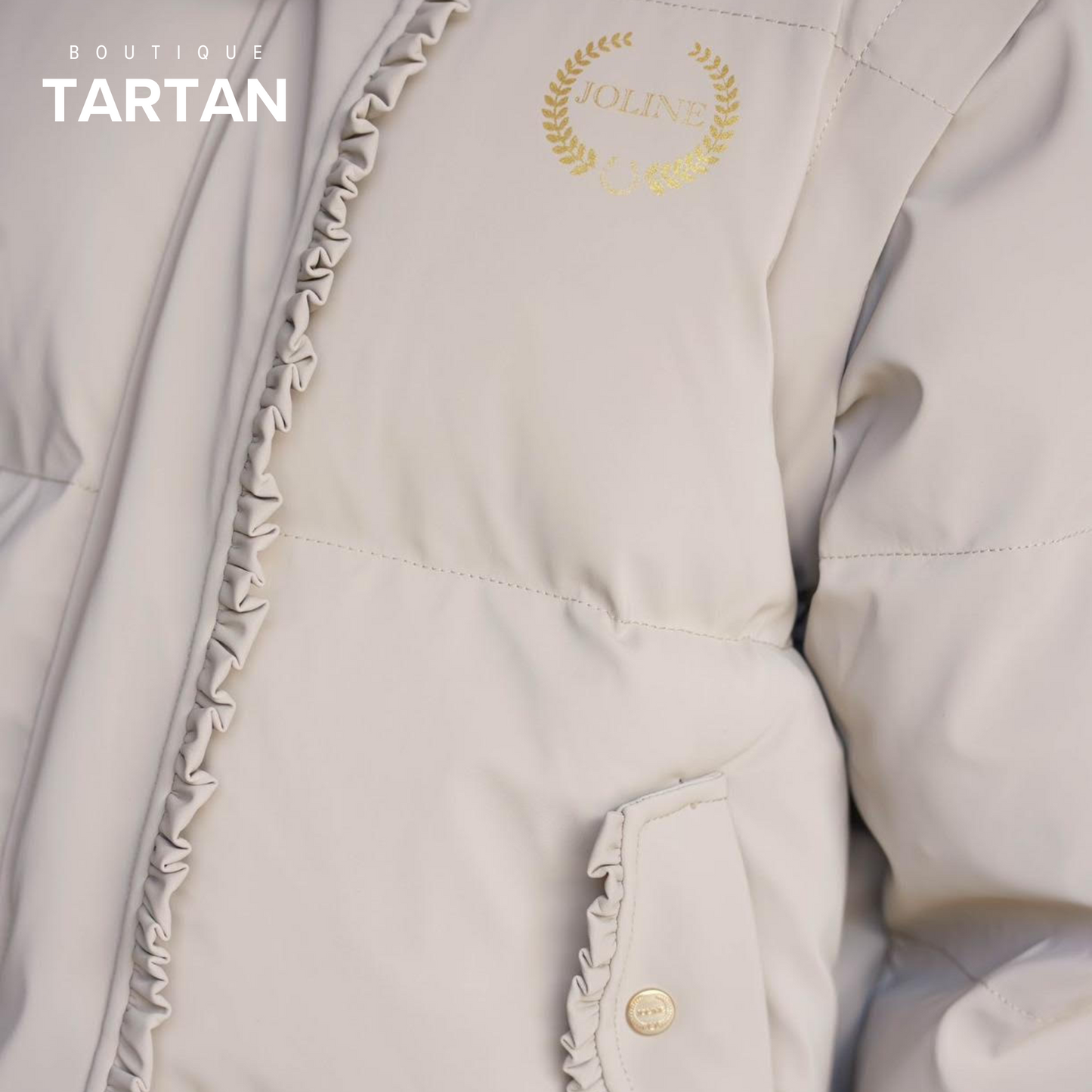 Manteau d'hiver/Veste BodyWarmer Beige