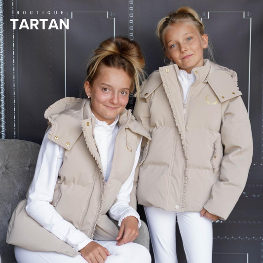 Manteau d'hiver/Veste BodyWarmer Beige