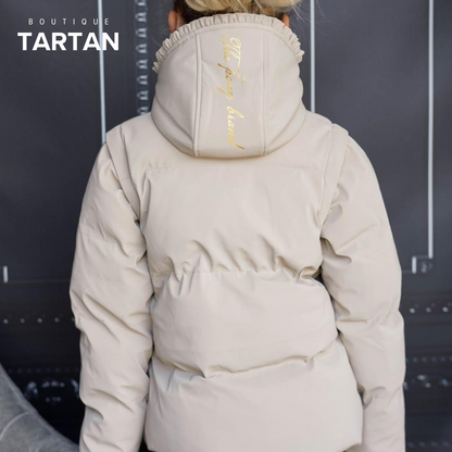 Manteau d'hiver/Veste BodyWarmer Beige
