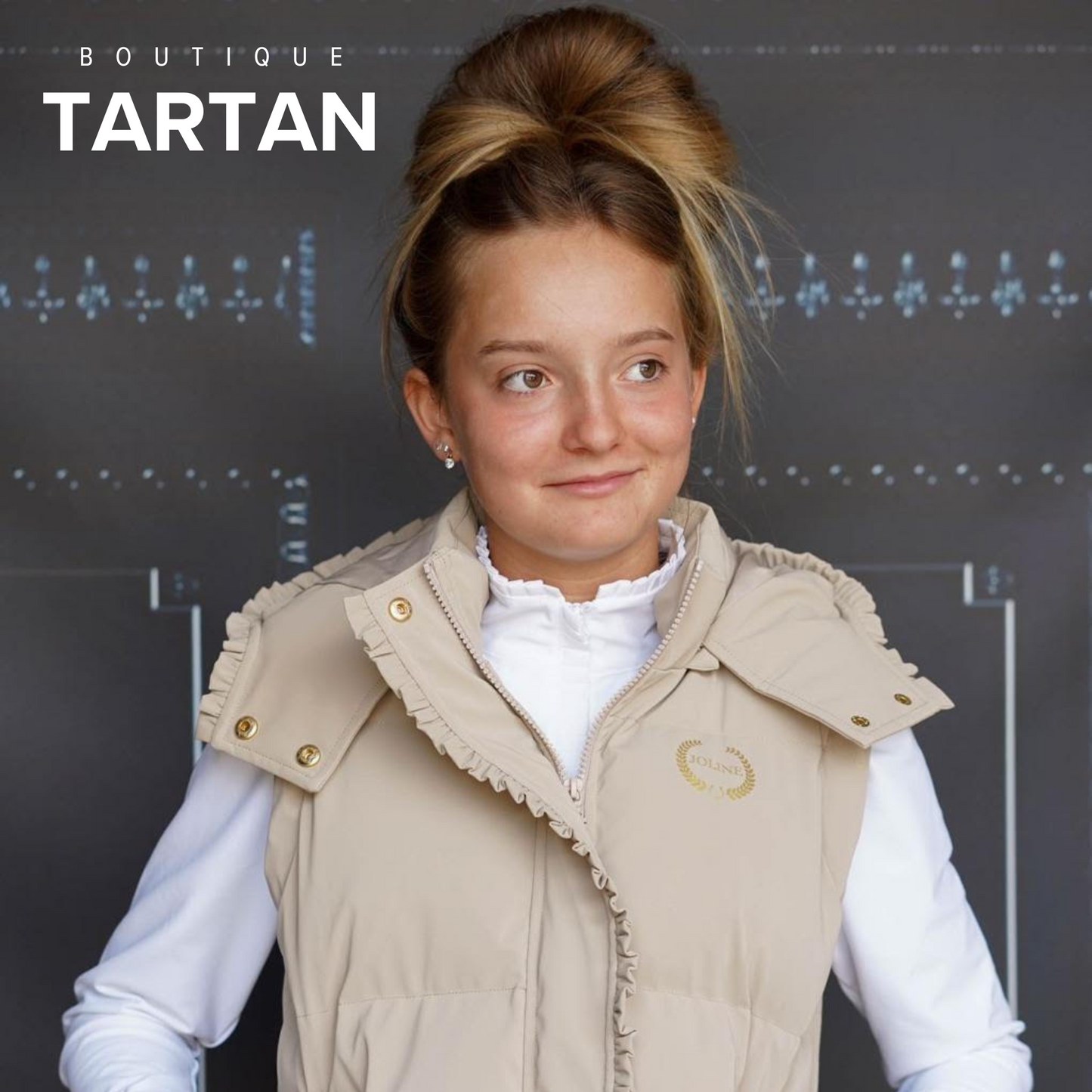 Manteau d'hiver/Veste BodyWarmer Beige