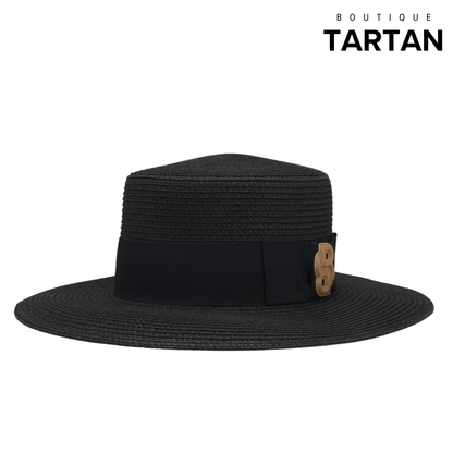 Boater Hat Black