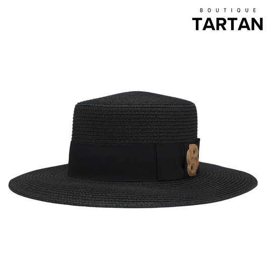 Boater Hat Black