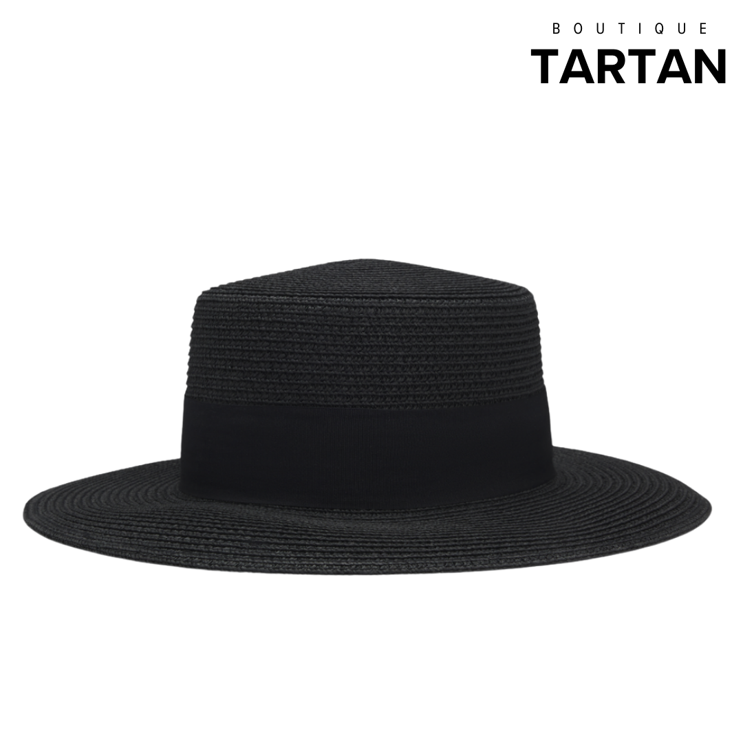 Boater Hat Black