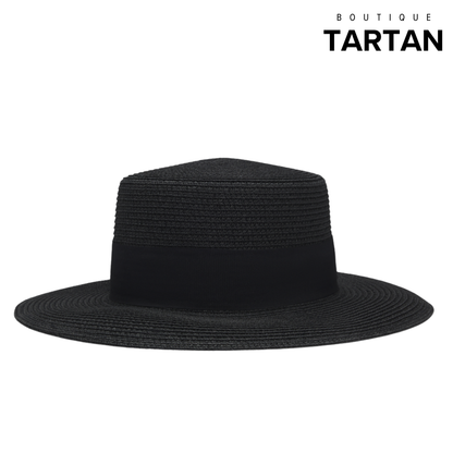 Boater Hat Black