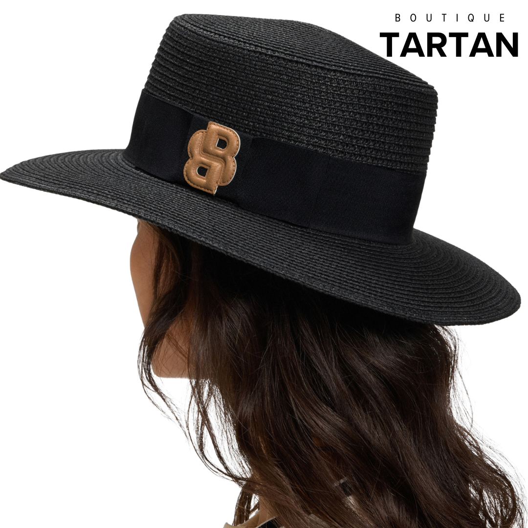 Boater Hat Black