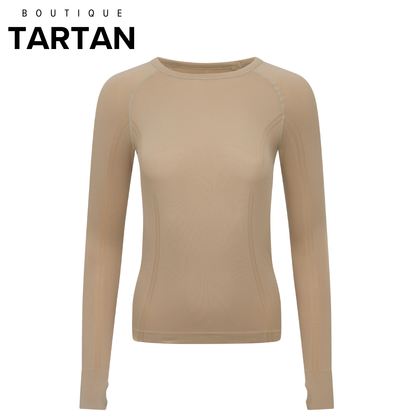 Britney Seamless Long Sleeve Top Almond