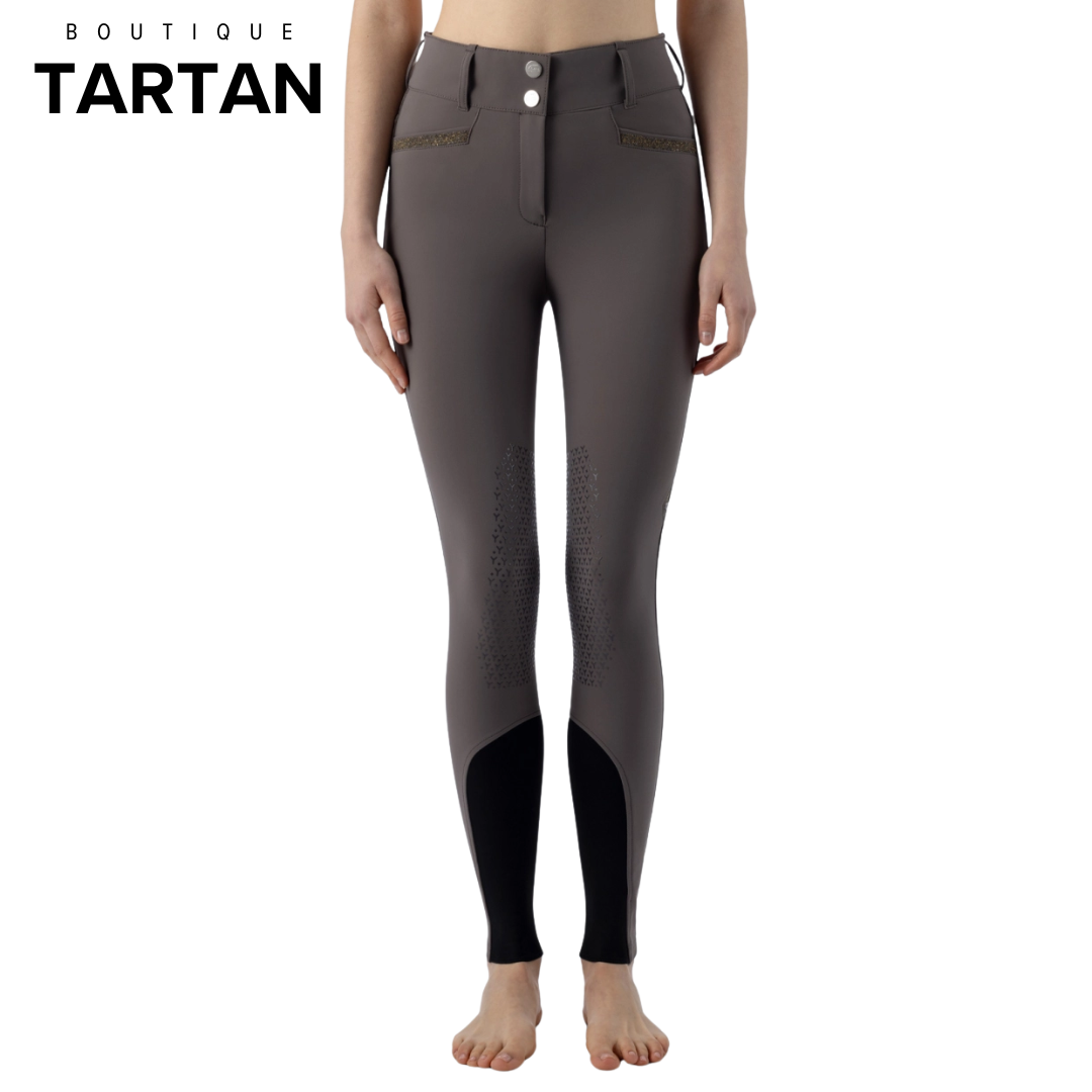 CRYSTALEK - High-waisted MUD knee grip breeches