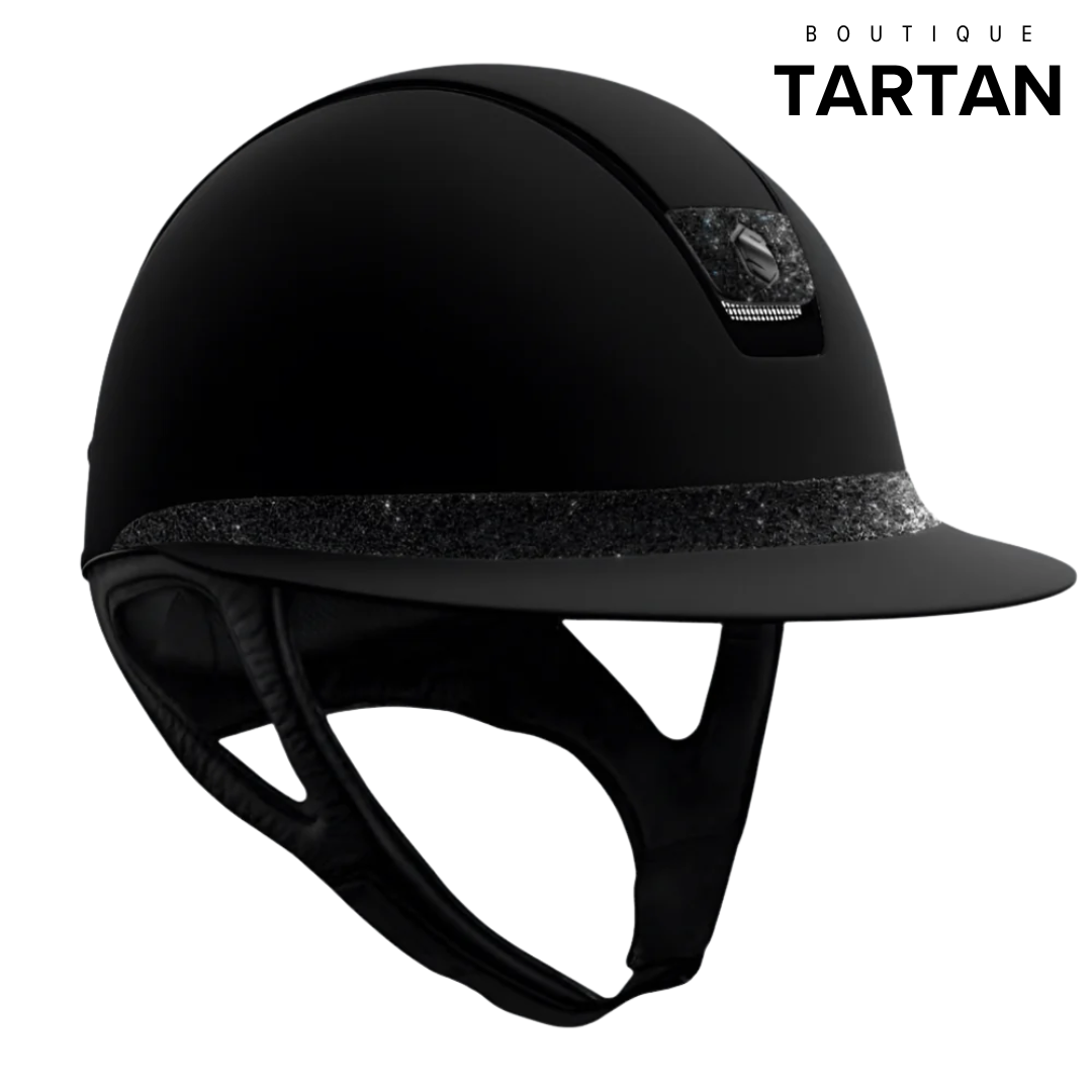 Custom | Miss 2.0 Shadowmatt | Crystal Fabric Frontal Band & Blazon Black