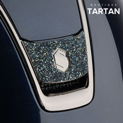 Custom | Miss 2.0 Shadowglossy Crystal Fabric Frontal Band | Ocean Depth