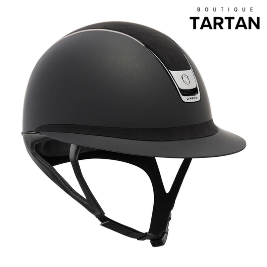 Custom | Miss 2.0 Shadowmatt Alcantara Top & Frontal Band with 5 Frontal Swarovski | Black