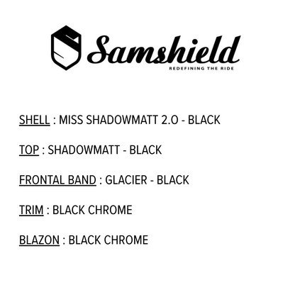 Custom | Miss 2.0 Shadowmatt - Glacier Frontal Band Black | Black
