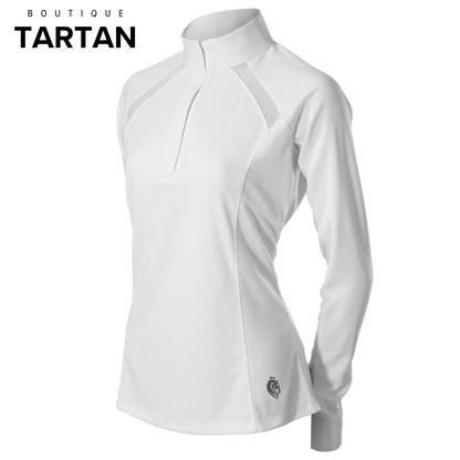 Ingrid Womens Long Sleeved Show Shirt - White