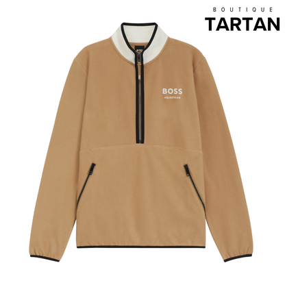 Fedora Half Zip Felpa Camel