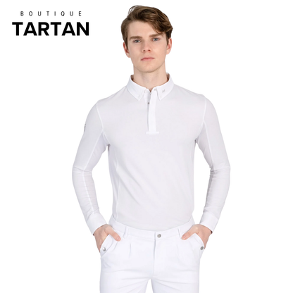 Focus Long Sleeve Competition Shirt (White)