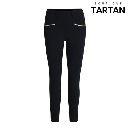 Hannah High Waist Knee Grip Breeches Sky Captain