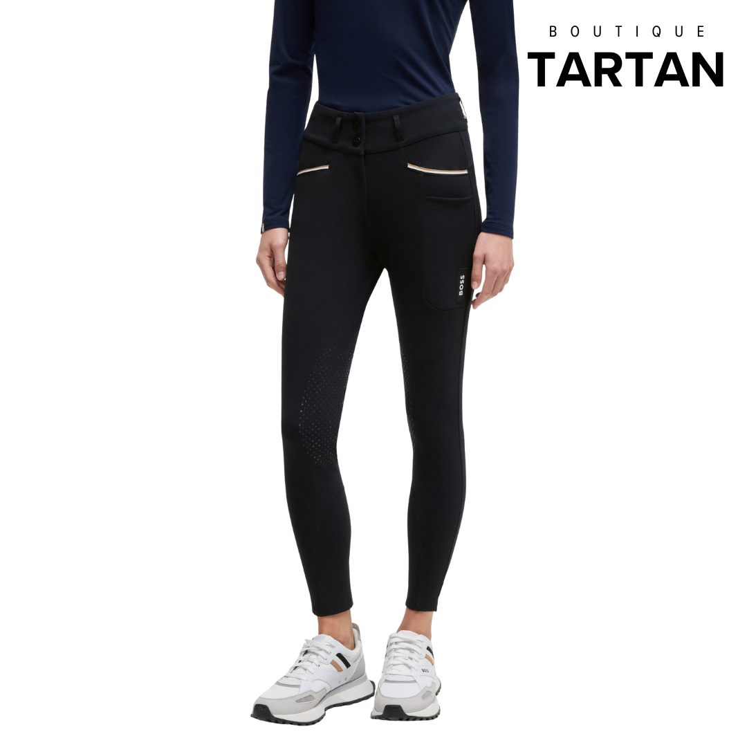Hannah High Waist Knee Grip Breeches Sky Captain