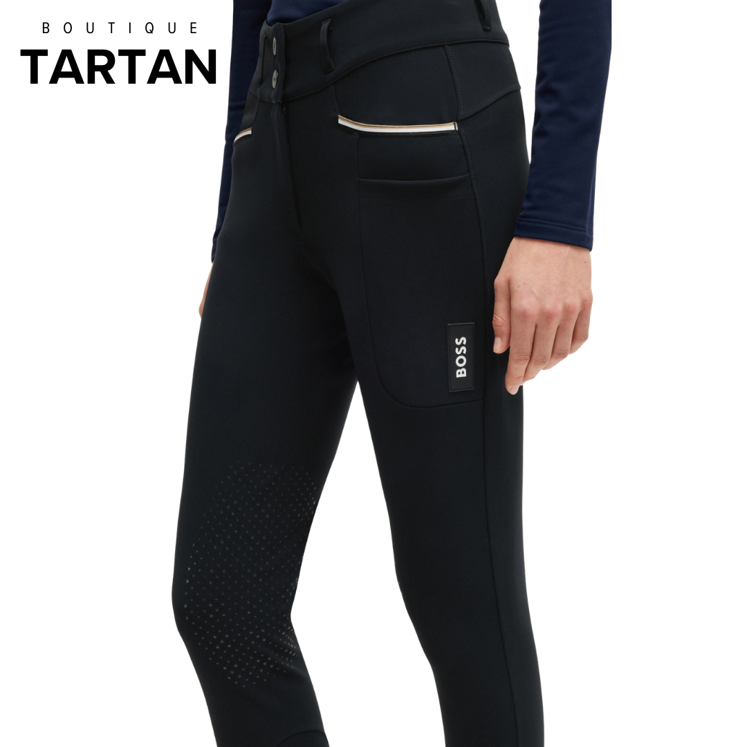 Hannah High Waist Knee Grip Breeches Sky Captain