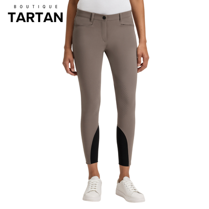 Hazel Knee Grip Breeches Dark Pumice